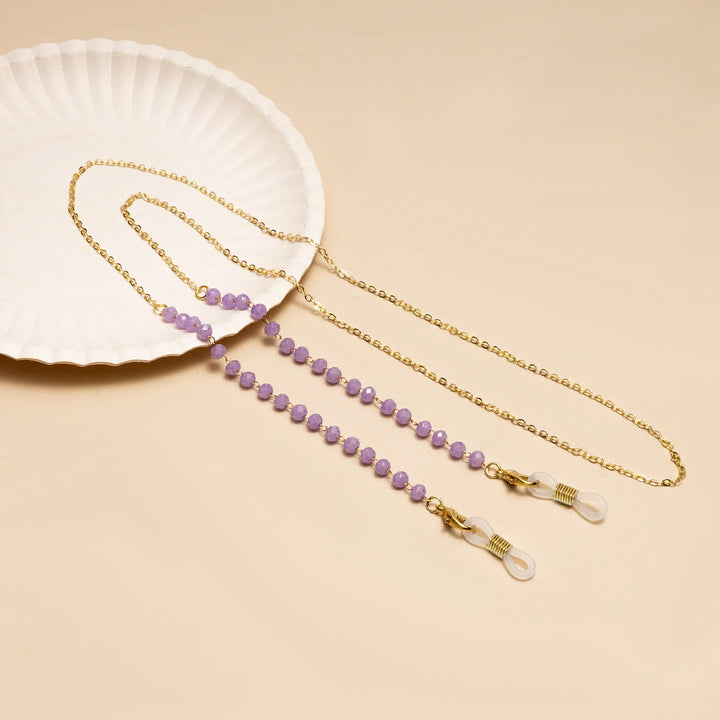 Decorative Stone-Accented Eyewear Chain Kalsten