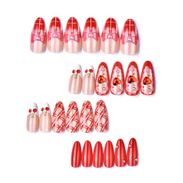 Playful Artificial Nail Set Kalsten