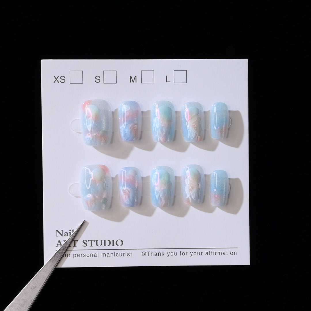 Elegant Press-On Nail Art Set Kalsten