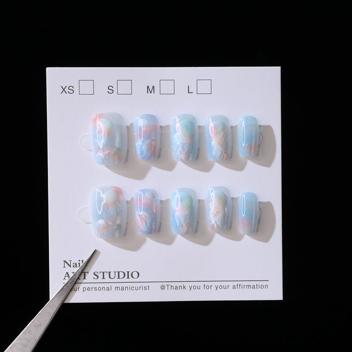 Elegant Press-On Nail Art Set Kalsten