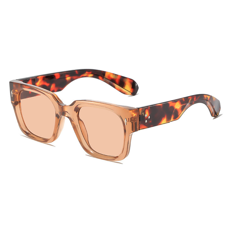Bold Chunky Vintage Square Sunglasses Kalsten