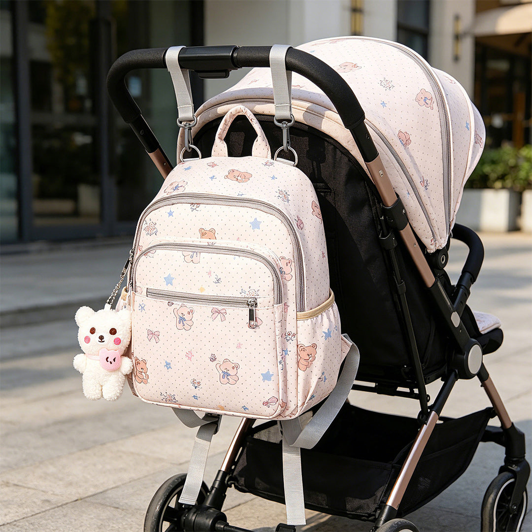 Cute Cartoon-Themed Multi-Pocket Backpack Kalsten