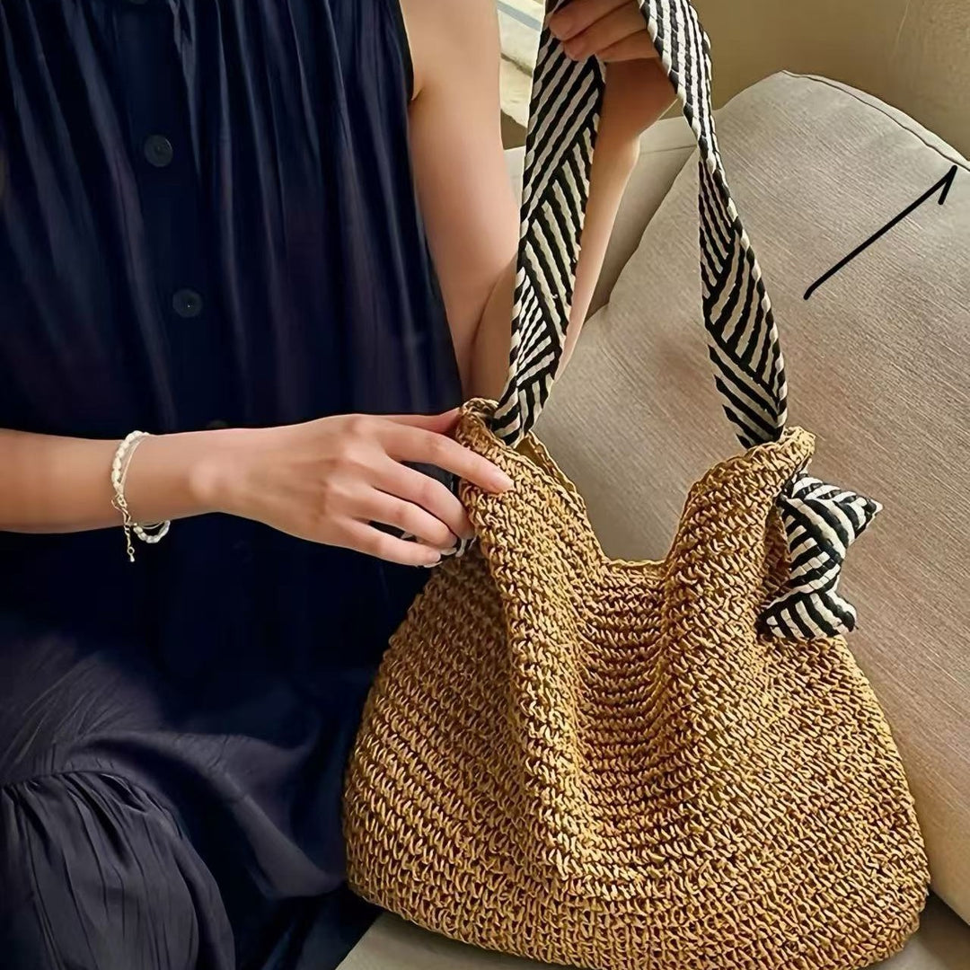 Handbag with Striped Straps Kalsten