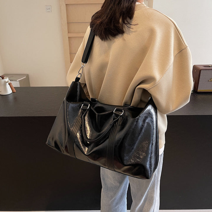 Premium Leather Weekend Duffel Bag Kalsten