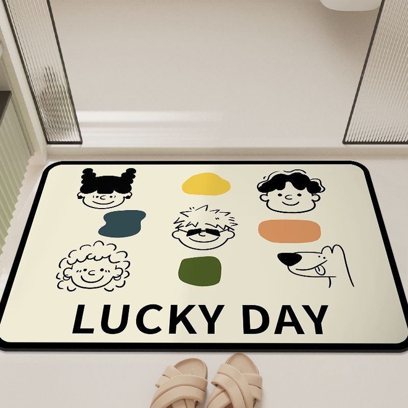 Cartoon-Inspired Bathroom Mat Kalsten
