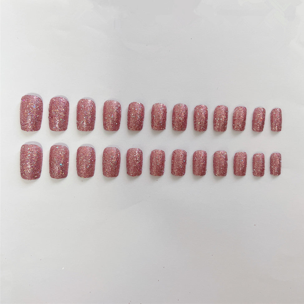 Glamorous Glitter Artificial Nails Kalsten