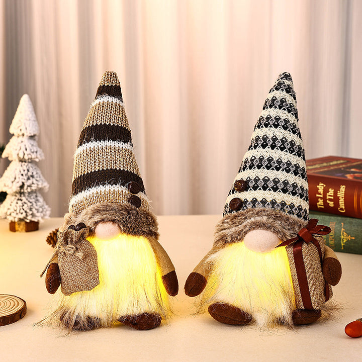 Decorative Christmas gnome with gift package Kalsten