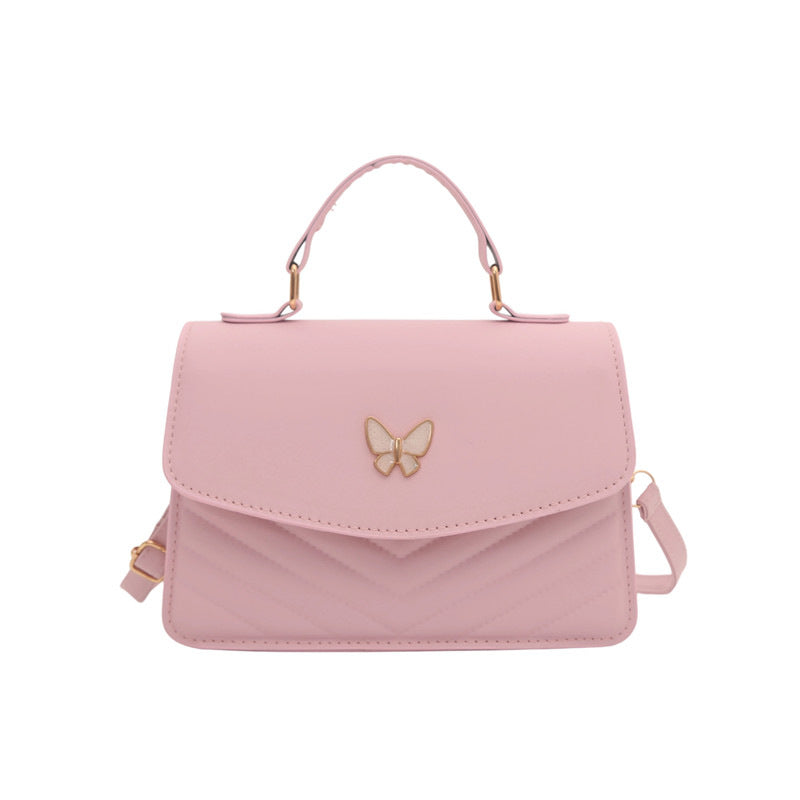 WoElegant Quilted Leather Satchel Bag Kalsten