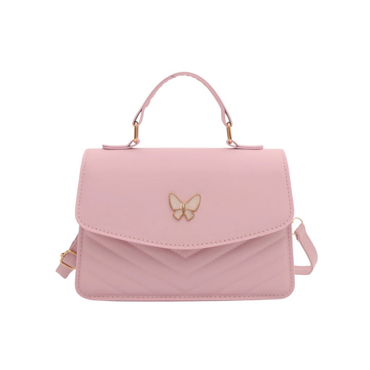 WoElegant Quilted Leather Satchel Bag Kalsten