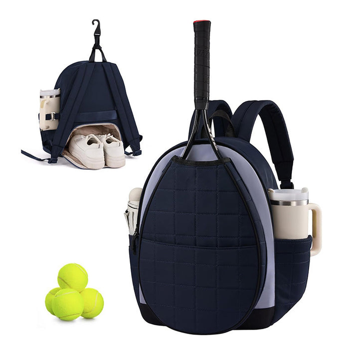 Multifunctional Tennis Backpack with Integrated Shoe and Bottle Compartment Kalsten