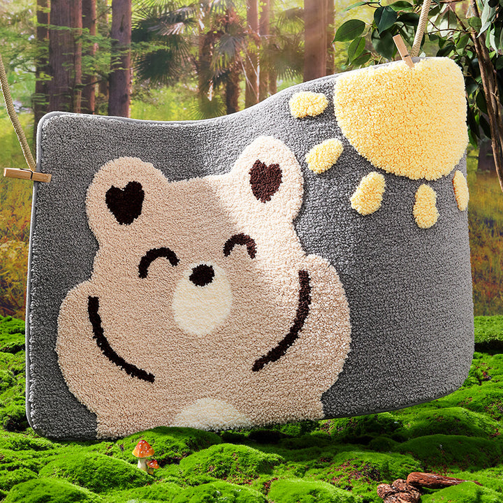Cute Cat-Themed Bath Mat Kalsten