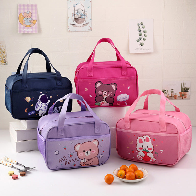 Cute Bear-Themed Insulated Lunch Bag Kalsten