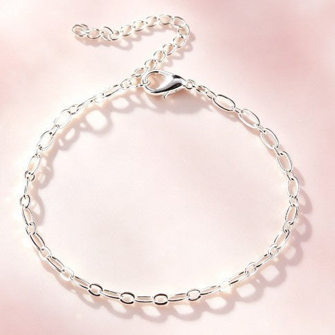Elegant Silver Link Bracelet Kalsten