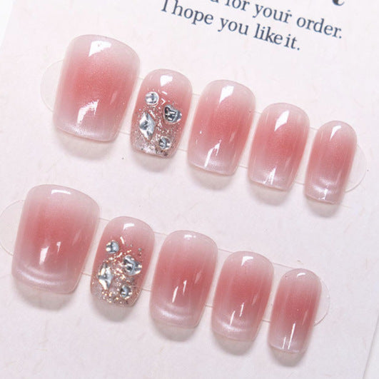 Elegant Crystal-Embellished Nail Art Set Kalsten