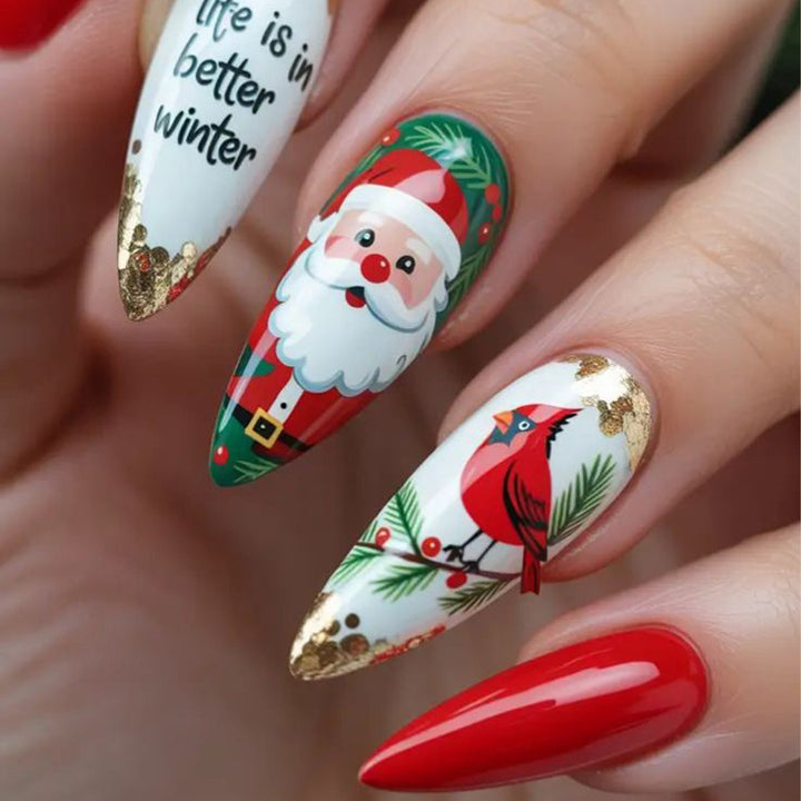 Festive 3D Nail Art Set Kalsten