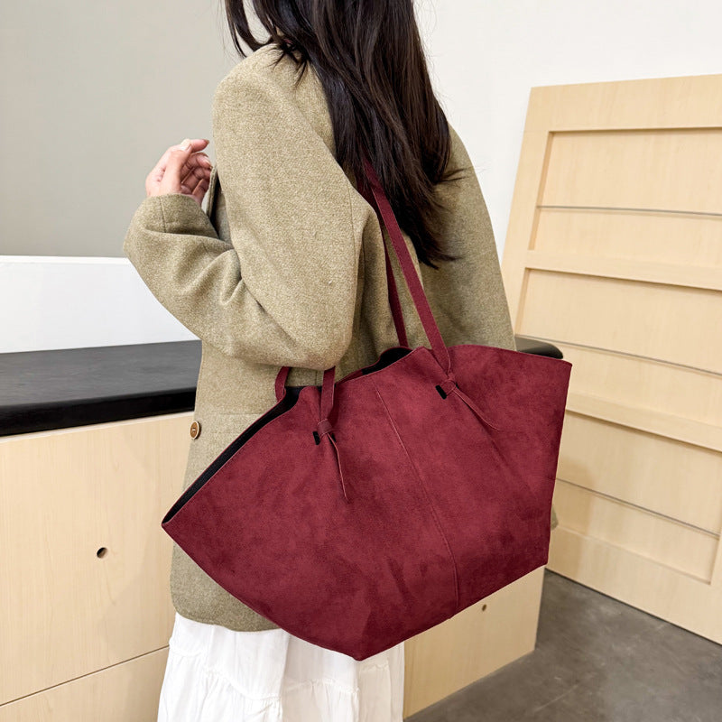 Suede Oversized Tote Bag Kalsten