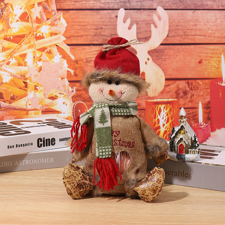 Cute Christmas gnome with gift sack Kalsten