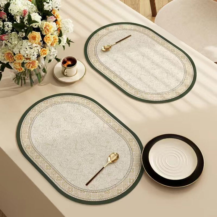 Table Setting Floral Placemats Kalsten