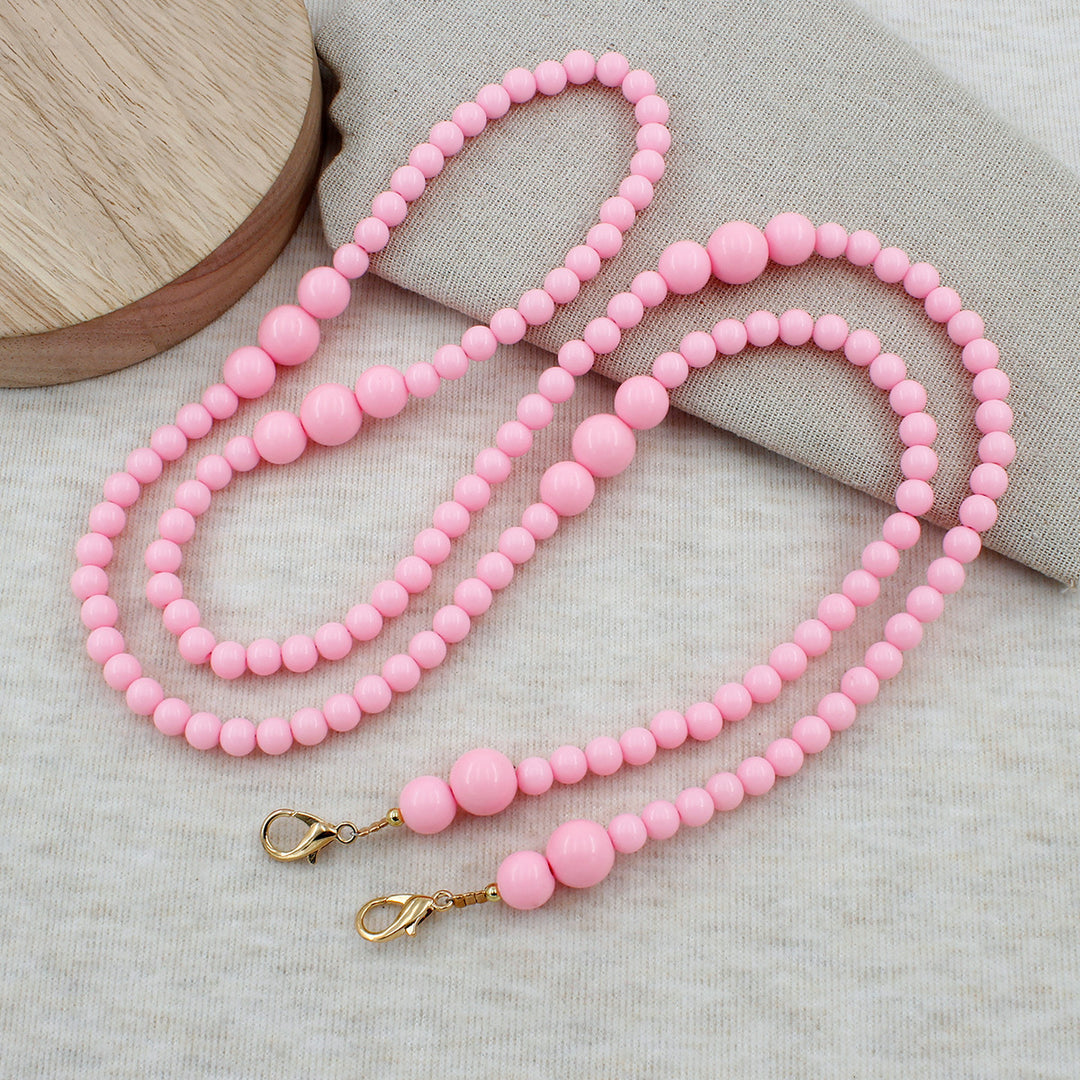 Heart-Embellished Beaded Eyewear Chain Kalsten
