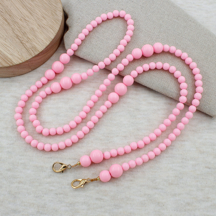 Heart-Embellished Beaded Eyewear Chain Kalsten