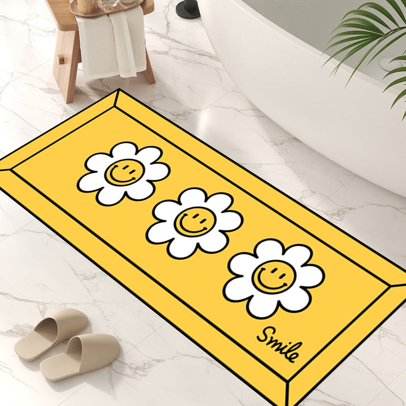 Playful Decorative Bath Mat Kalsten