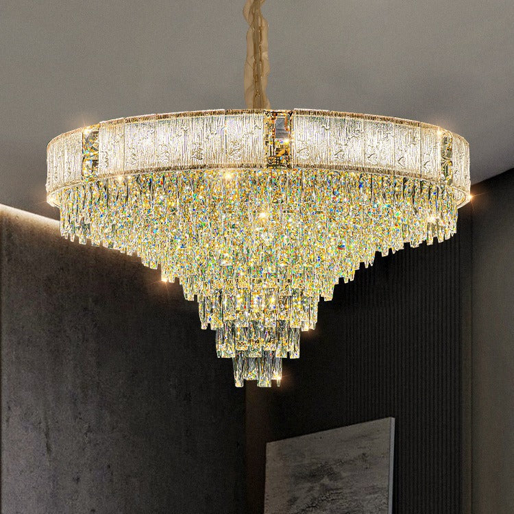 Crystal Cluster Chandelier
