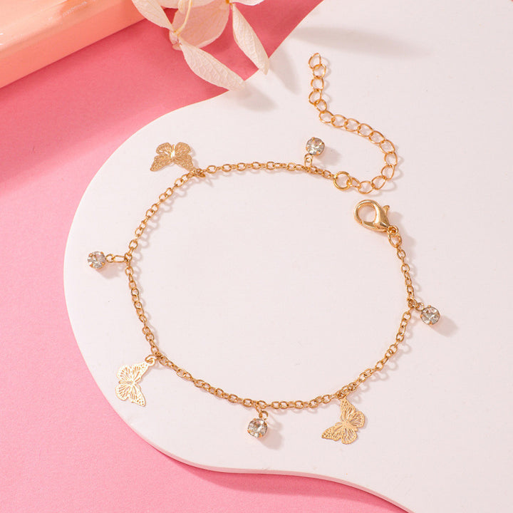 Butterfly Charm Anklet Kalsten