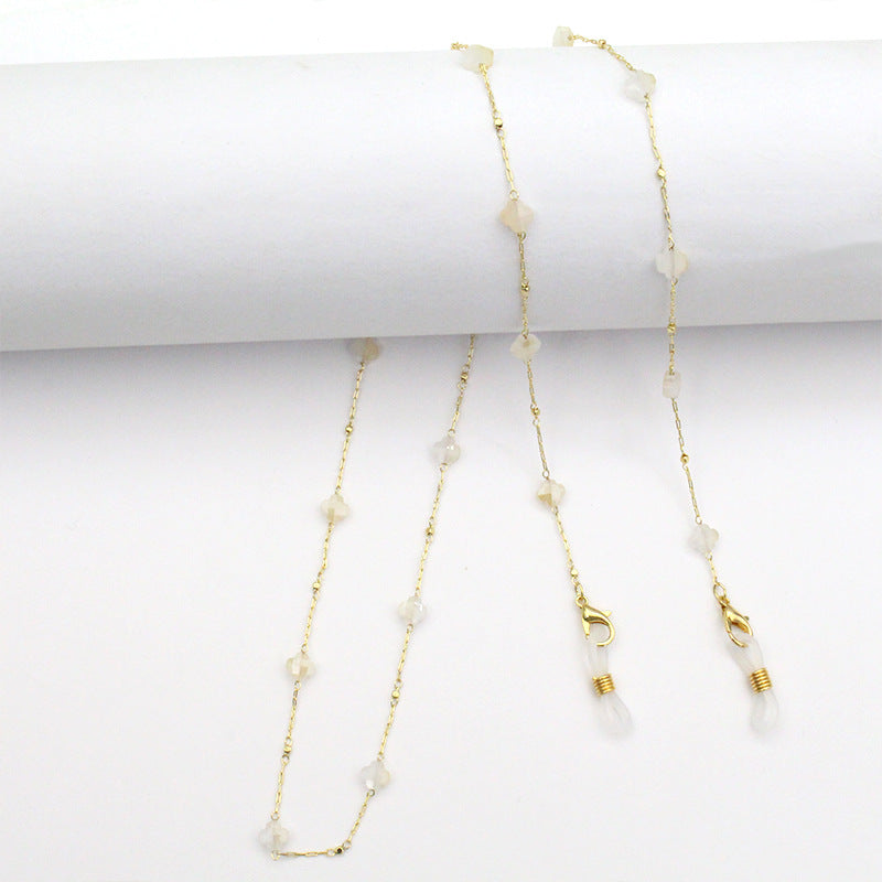 Elegant Crystal-Designed Eyewear Chain Kalsten