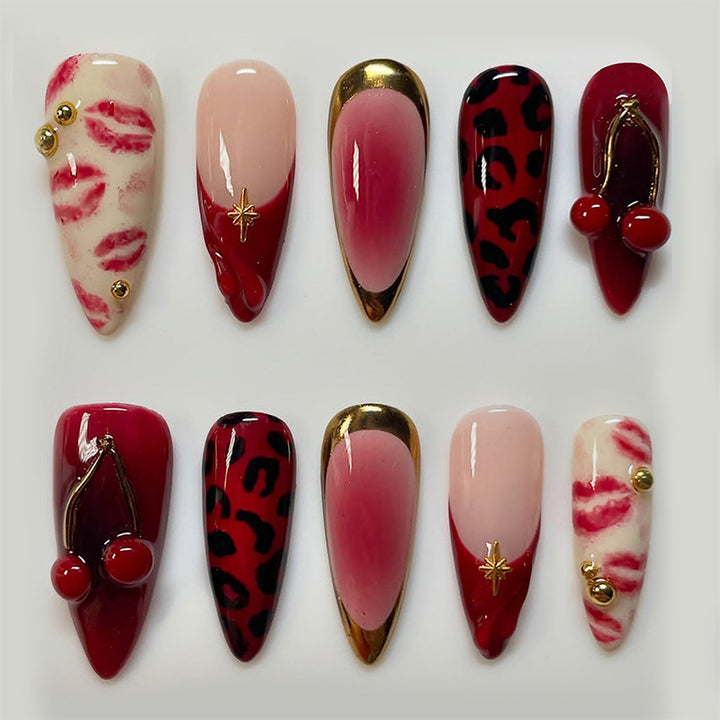 Artistic Mixed Design Press-On Nail Set kalsten
