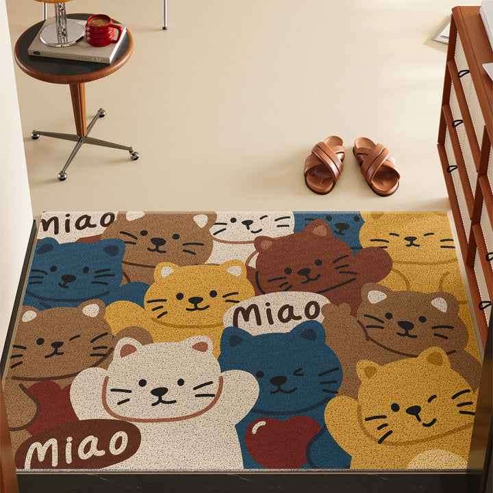 Cartoon-Themed Decorative Area Mat