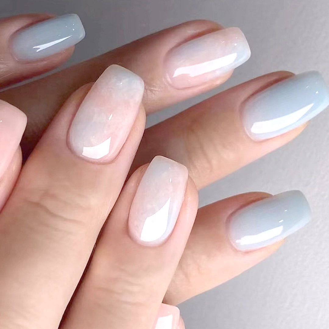 Ombre Glossy Nail Tips Kalsten