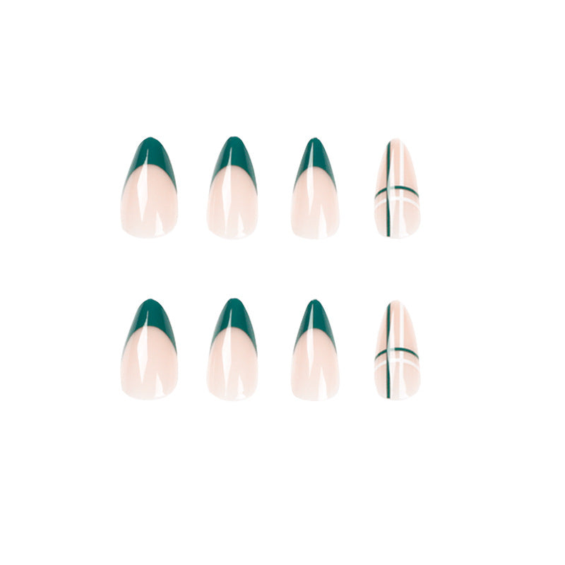 Artful nail art with modern geometric design Kalsten