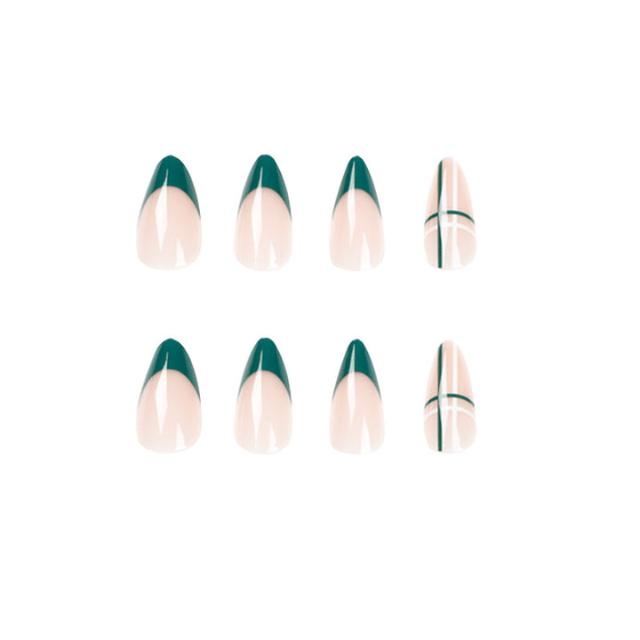 Artful nail art with modern geometric design Kalsten