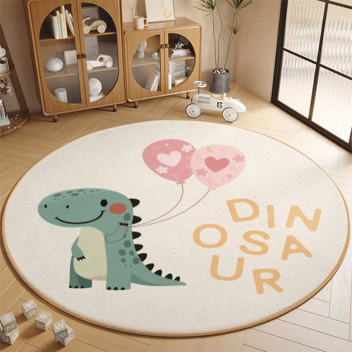 Playful Dinosaur Theme Rug