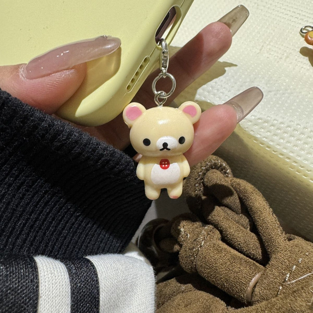 Cute Bear-Themed Charm Keychain Kalsten