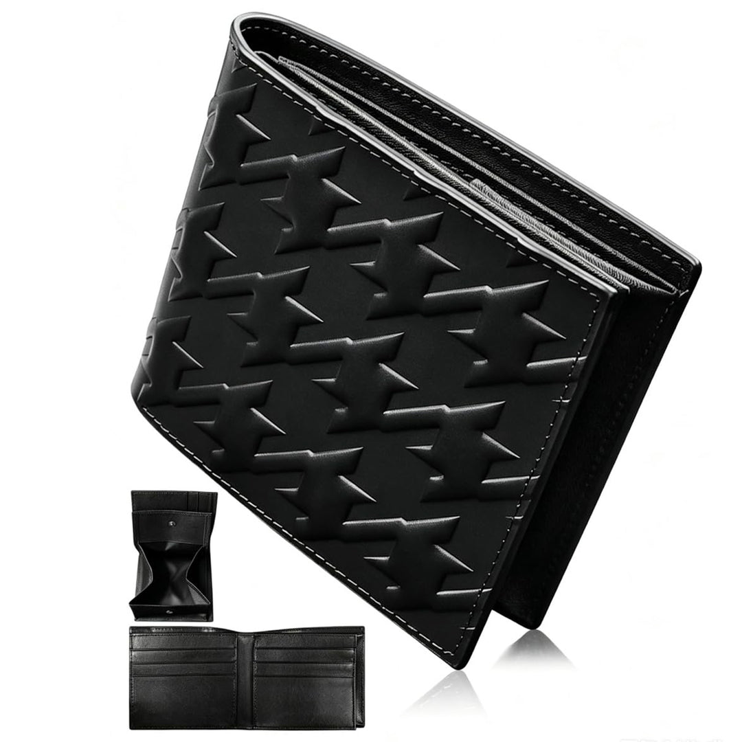 Textured Double-Sided Leather Wallet Kalsten