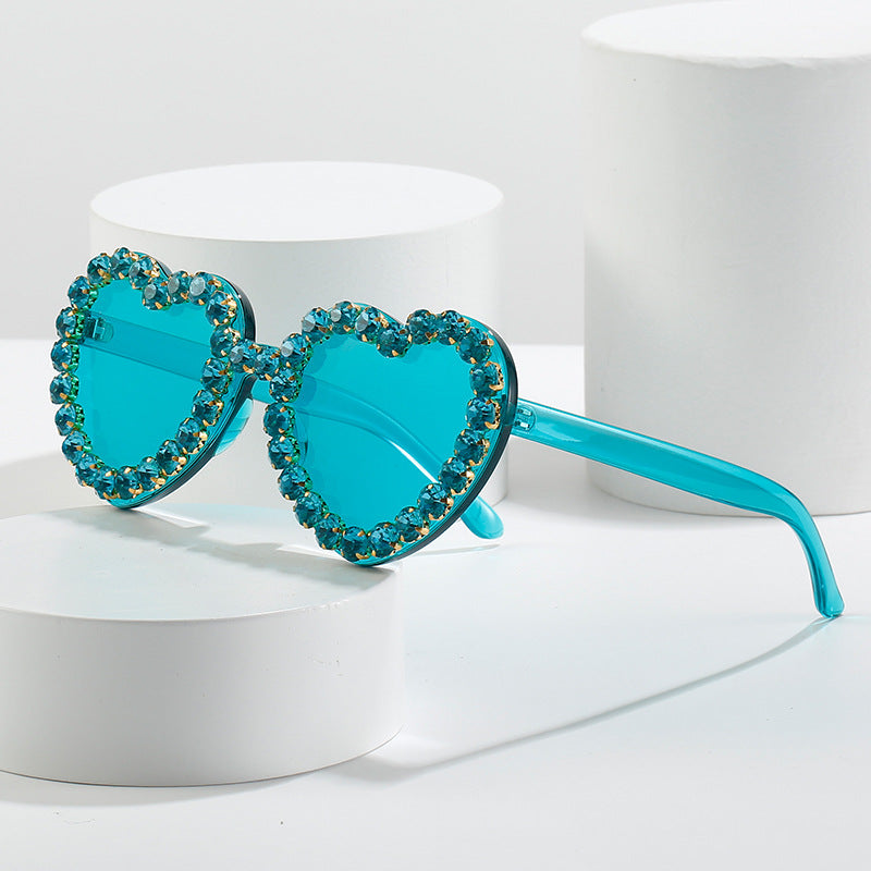 Heart-Shaped Glamorous Sunglasses Kalsten