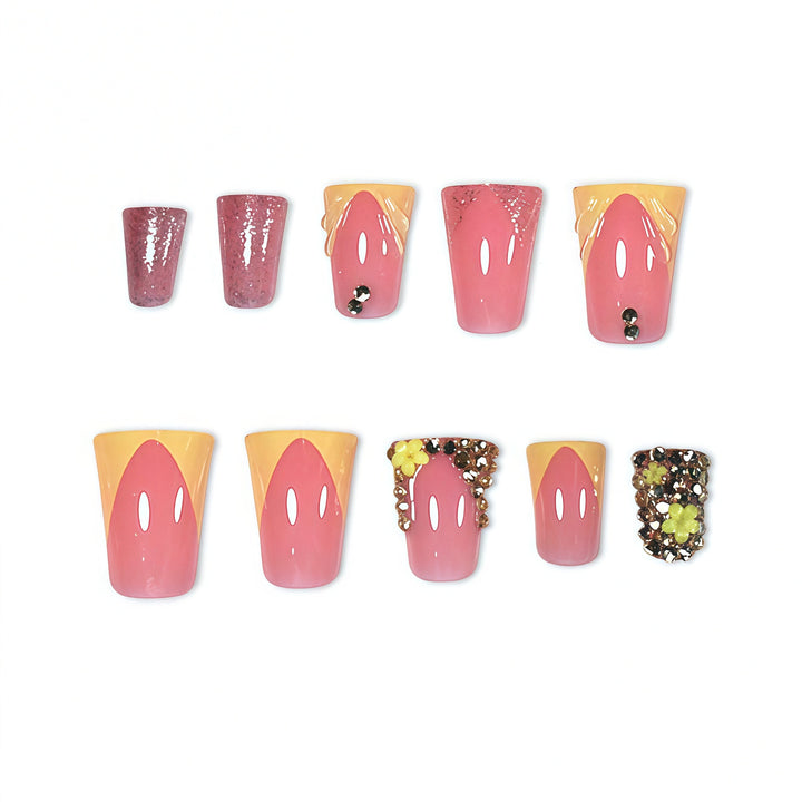 Decorative Floral 3D Nail Art Extensions Kalsten
