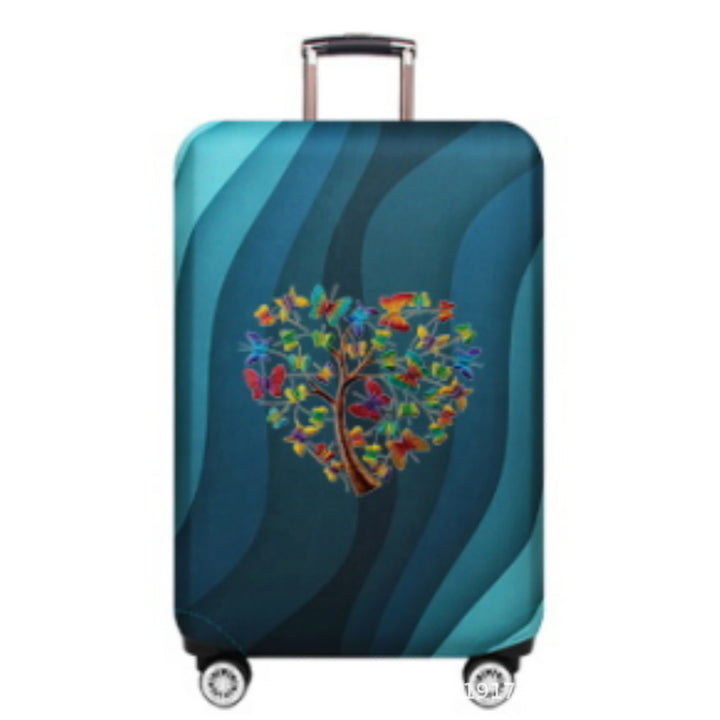 Women's Hard Shell Suitcase with Fashionable Butterfly Design Kalsten