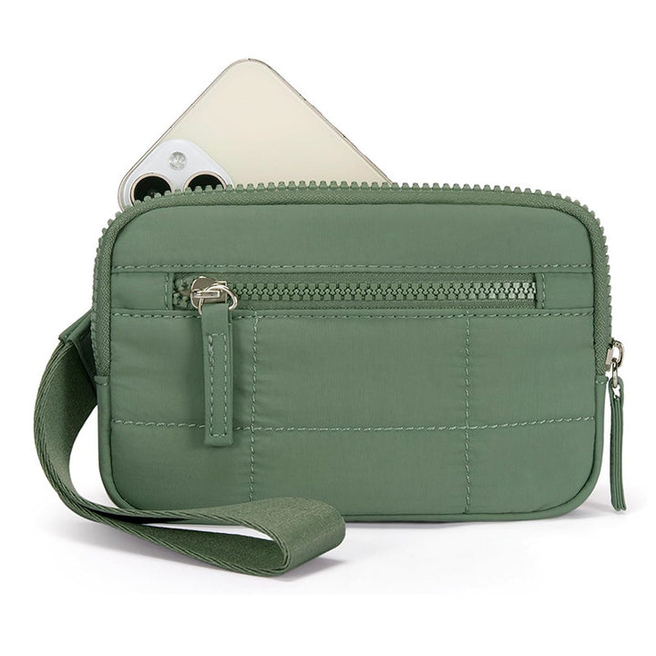Practical wrist bag with zipper pockets Kalsten