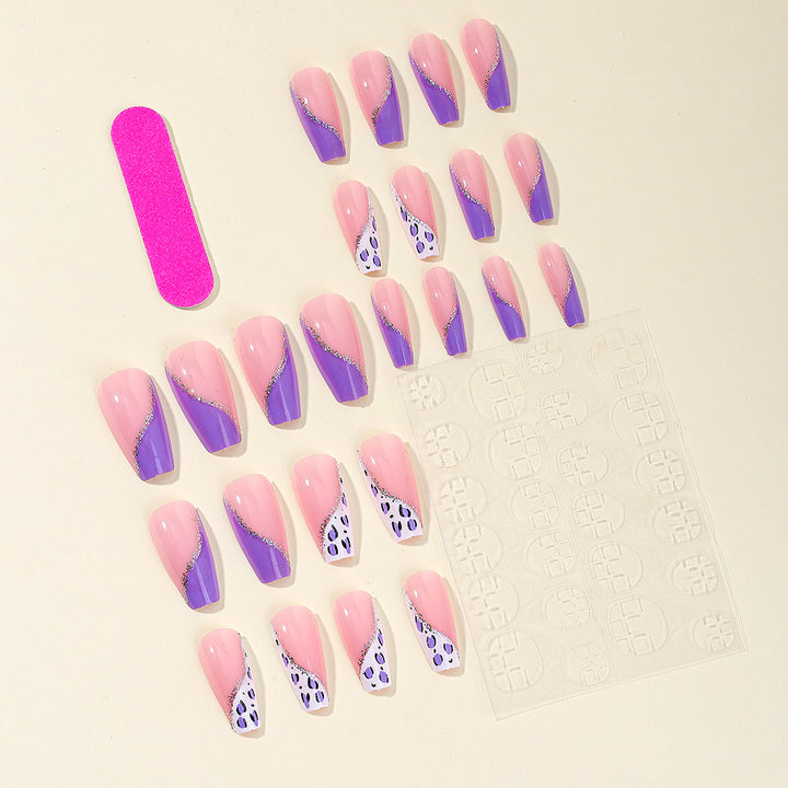 Decorative Long Acrylic Nail Art Extensions Kalsten
