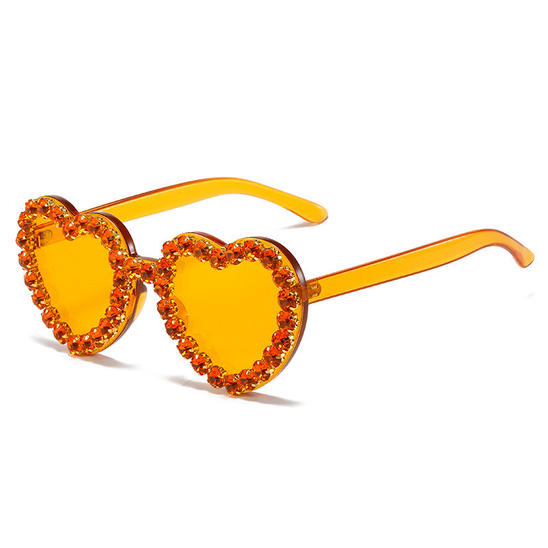 Heart-Shaped Glamorous Sunglasses Kalsten