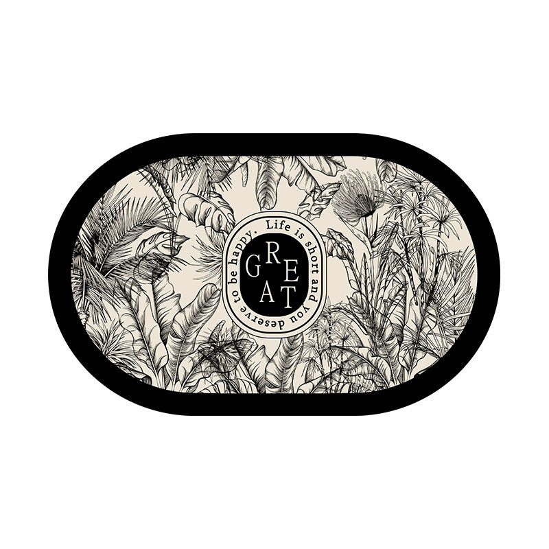 Botanical Patterned Area Mat