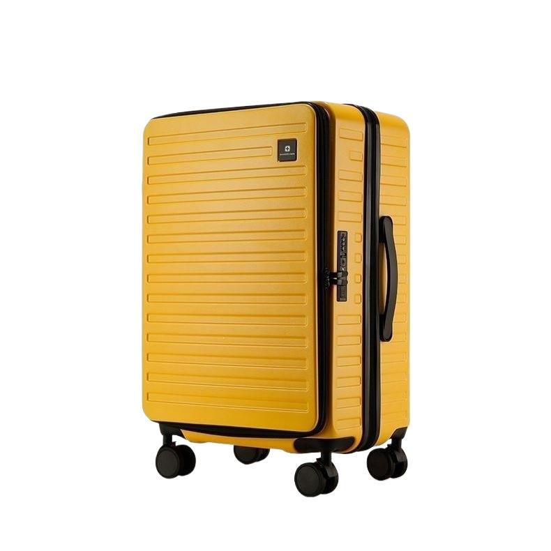 Hard Shell Trolley With Integrated Usb Charging Station And Expandable Storage Kalsten