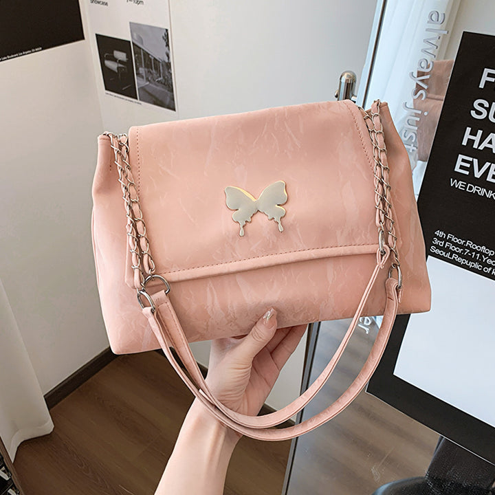 Chic Butterfly Accent Slouchy Handbag Kalsten