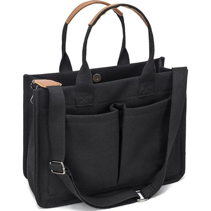 Multifunctional tote bag with numerous interior compartments Kalsten