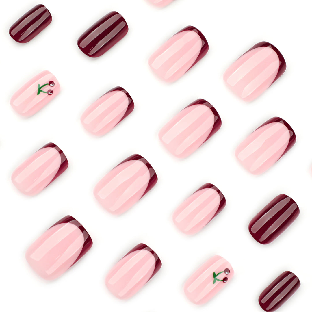 Artful nail extensions with elegant gradient and delicate accents Kalsten