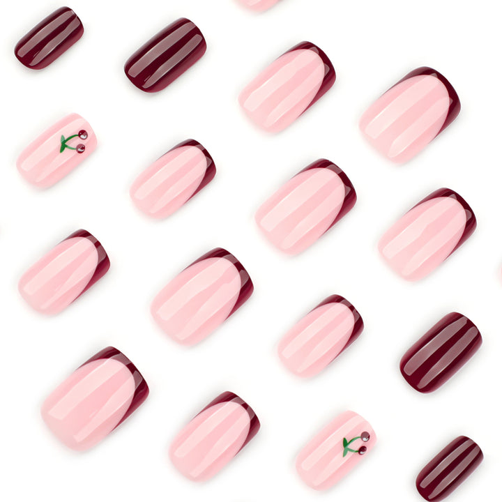 Artful nail extensions with elegant gradient and delicate accents Kalsten