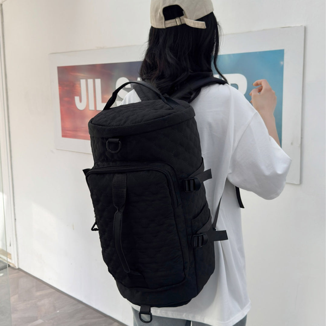 Quilted Multi-Functional Travel Backpack Kalsten