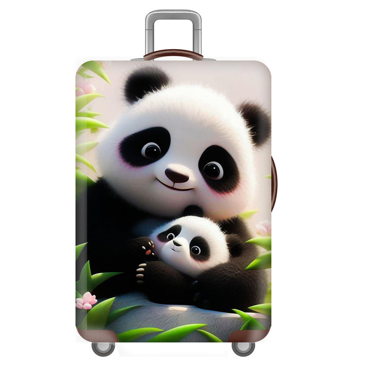 Unisex Hard-shell Travel Suitcase with Funny Panda Design Kalsten